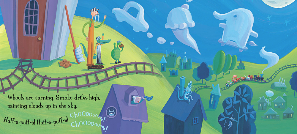 The Goodnight Train Board Book