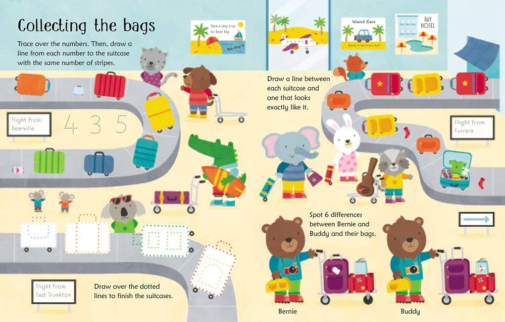 Wipe-Clean Airport Activities Book