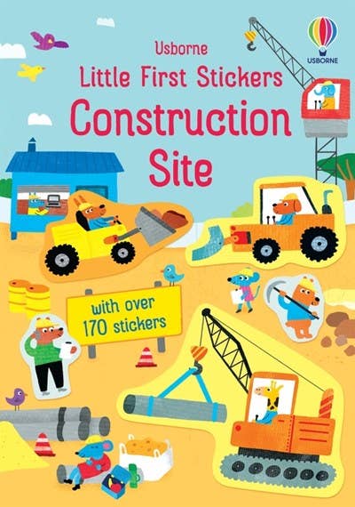Little First Stickers Construction Site Activity Book