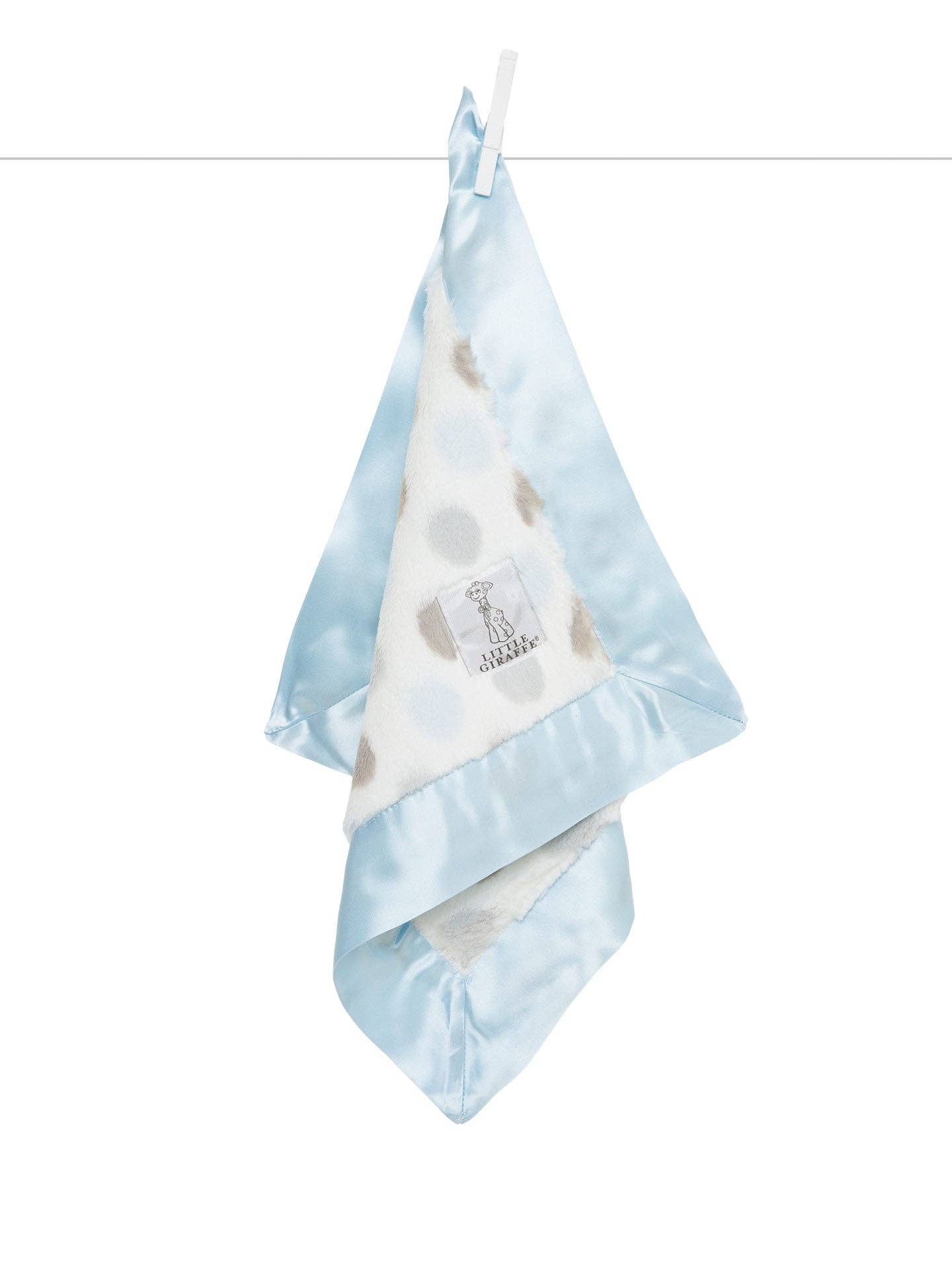 Luxe™ Dot Blanky (Blue)