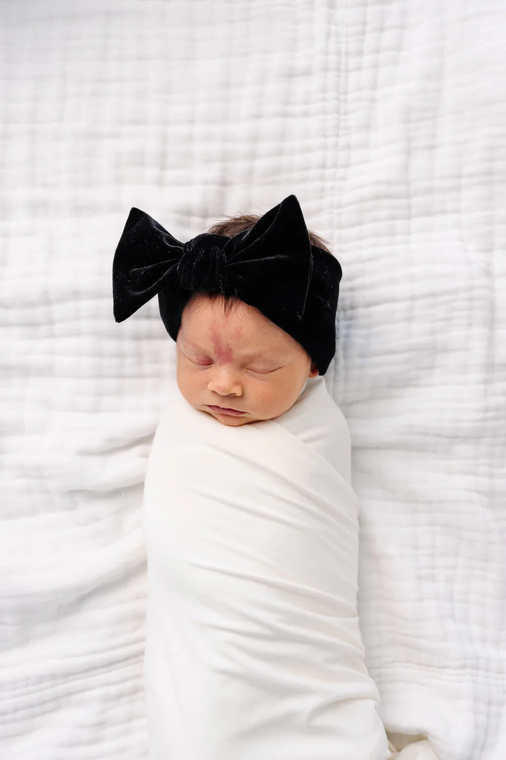 Velvet Knot Headband (Black)