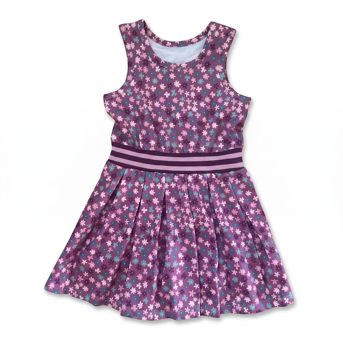 CATHERINE DRESS (PLUM DITSY FLORAL)