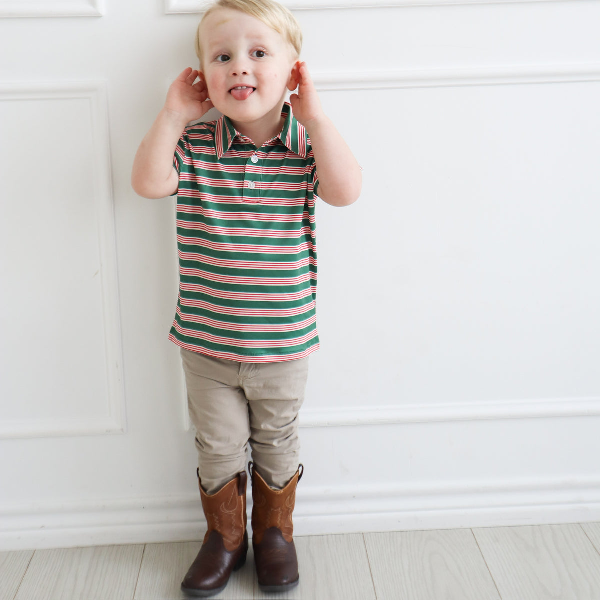 Kyle Polo (Red/Green Stripes)