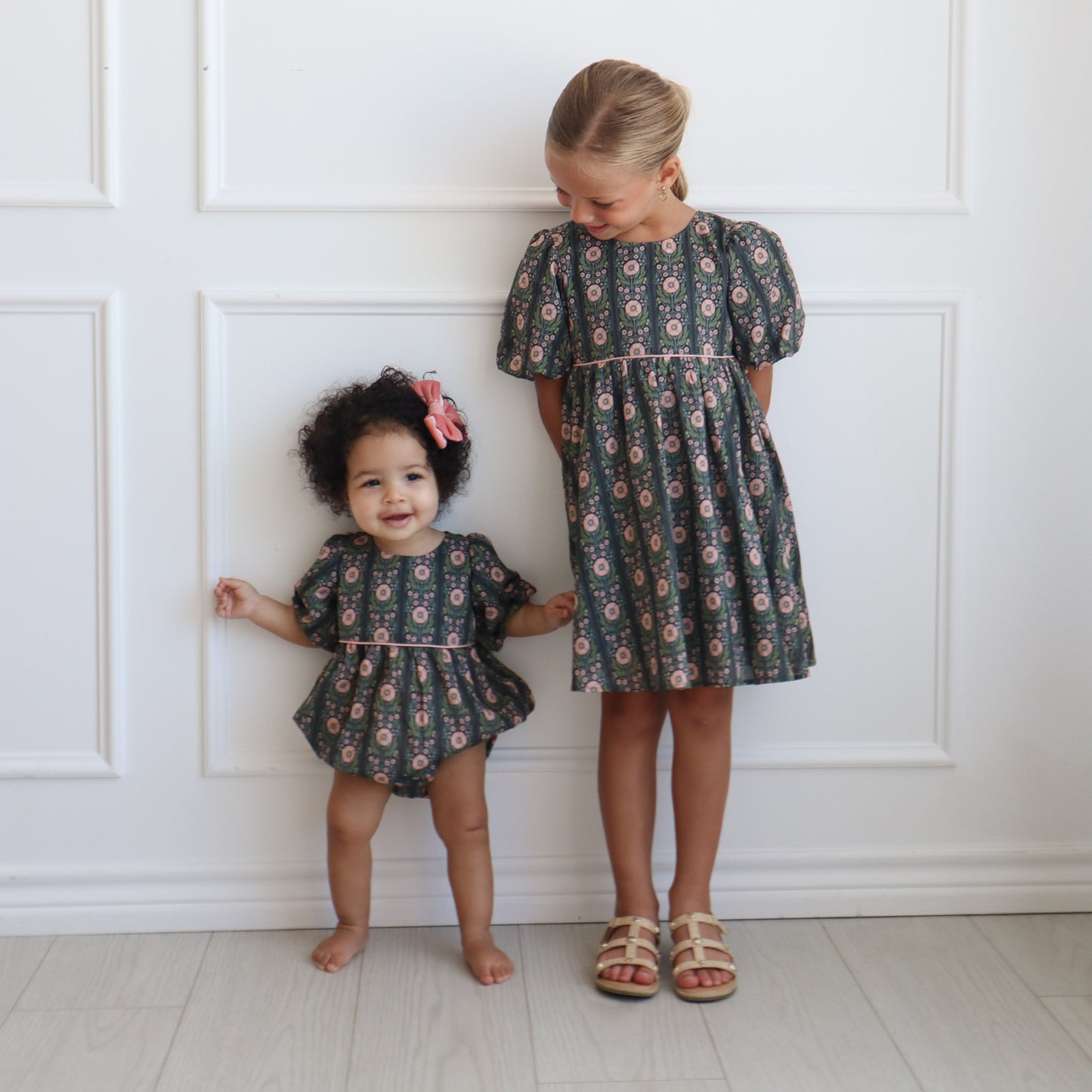 Denise Dress (Navy Floral)