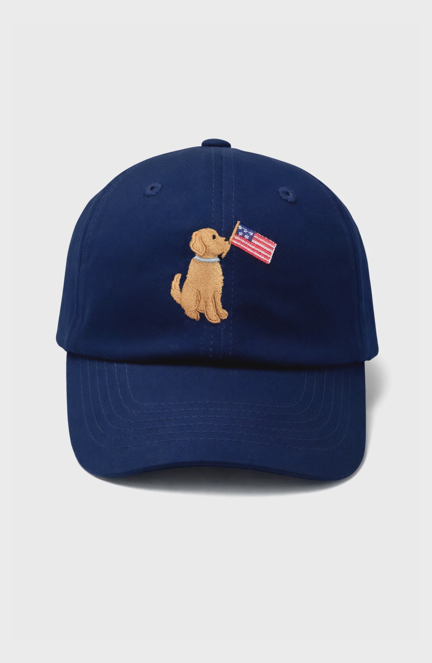 Patriotic Dog Baseball Hat