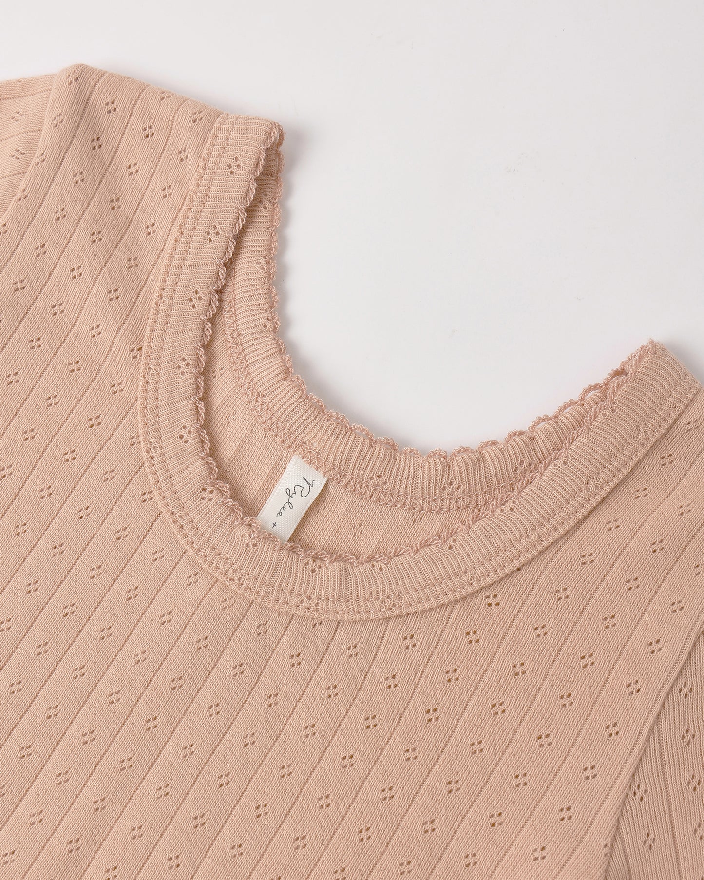 POINTELLE SKIRTED BODYSUIT MELON