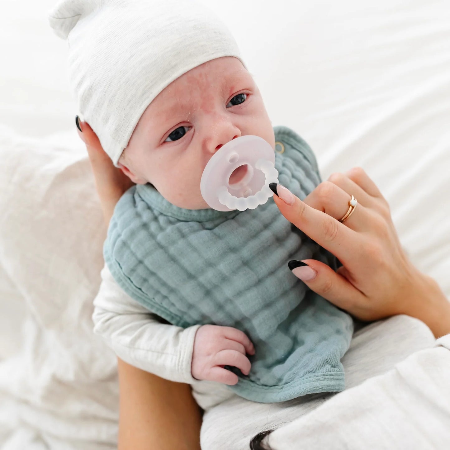 Cloud Muslin™ Bib 2 Pack (Steel)