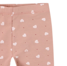 Bamboo Pajama Set (Pink Hearts) *FINAL SALE*