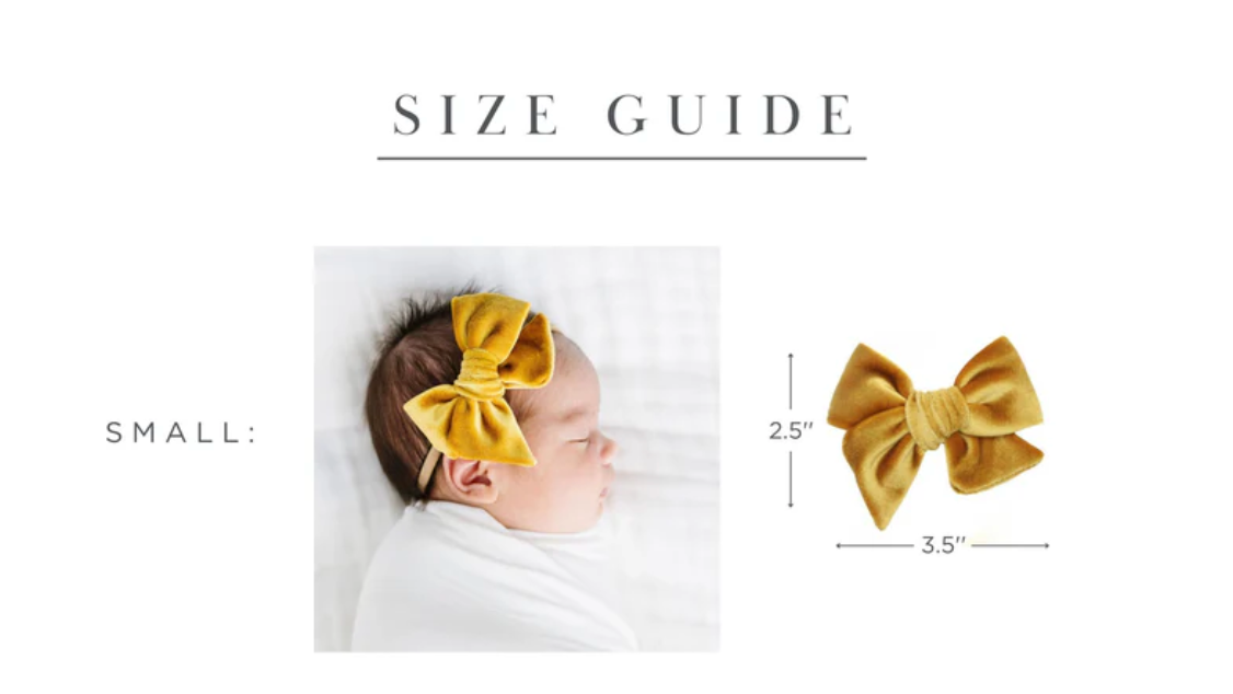 Velvet Bow Headband - Olive
