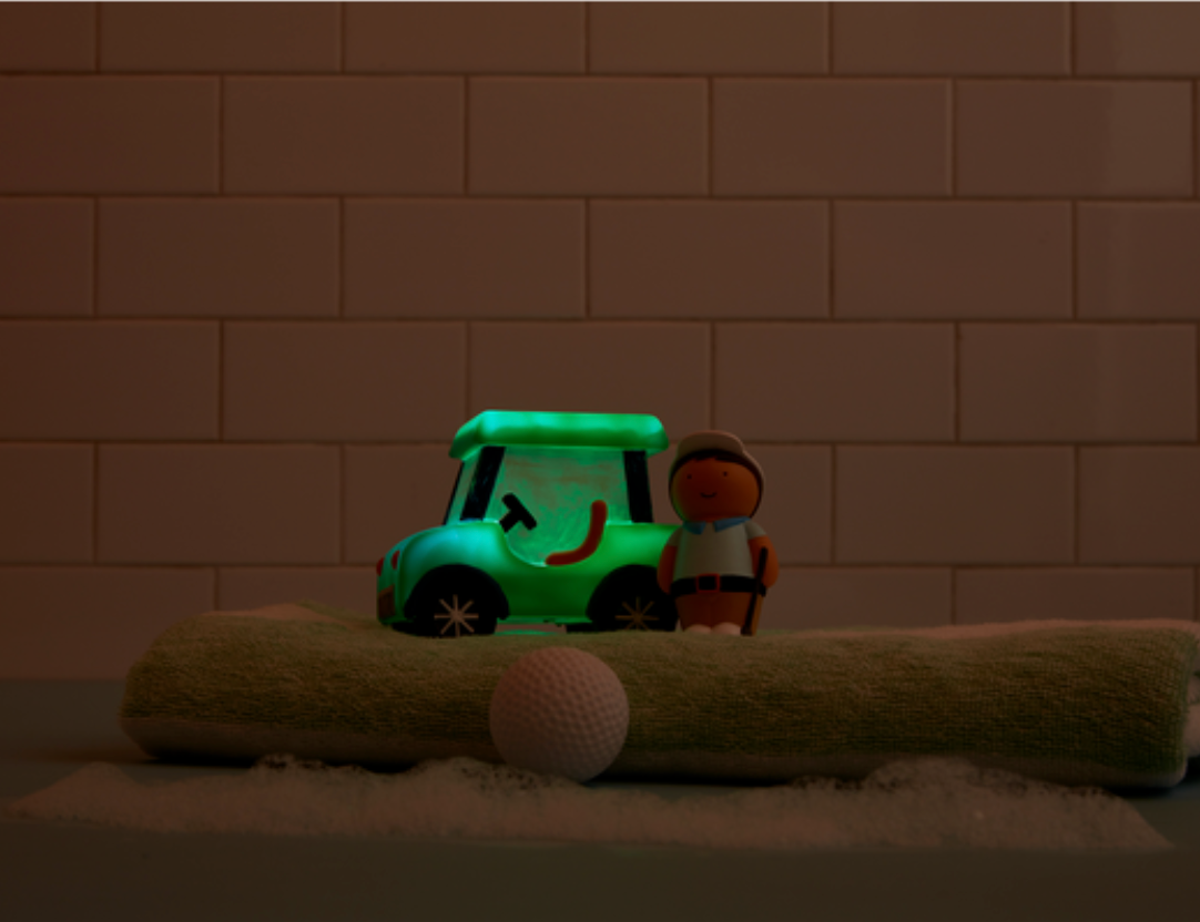 Golf Light-Up Bath Toy Set