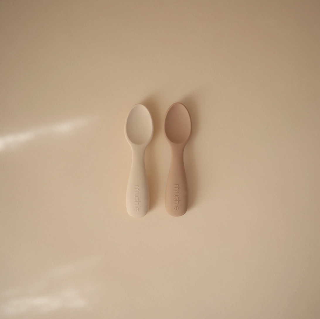 Silicone Toddler Starter Spoons (2-pack)