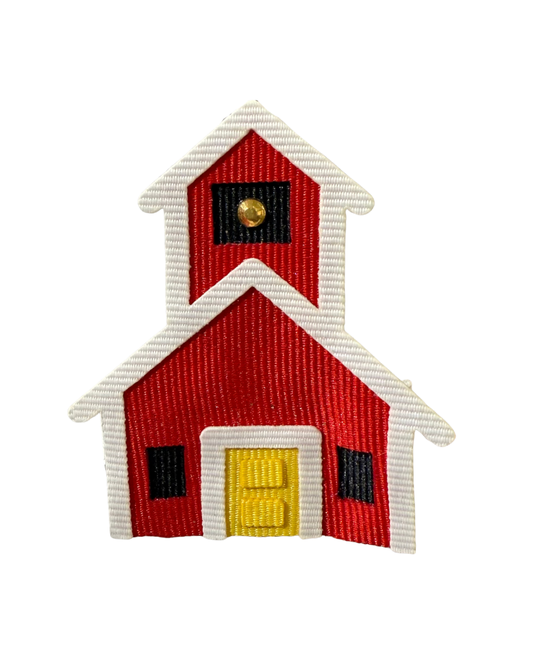 Schoolhouse Hair Bow Sculpture