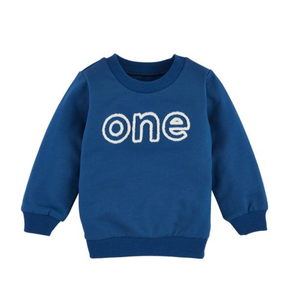 Blue 1st Birthday Sweatshirt