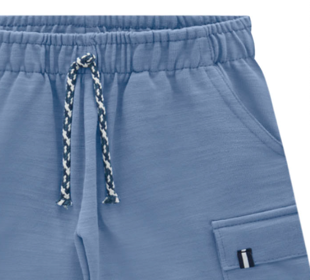 Solemn Blue Cargo Shorts