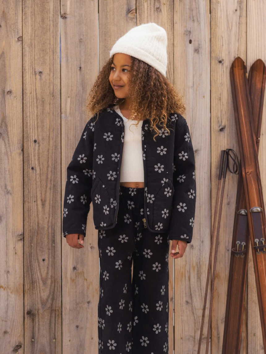 DOVE PANT (BLACK DAISY)