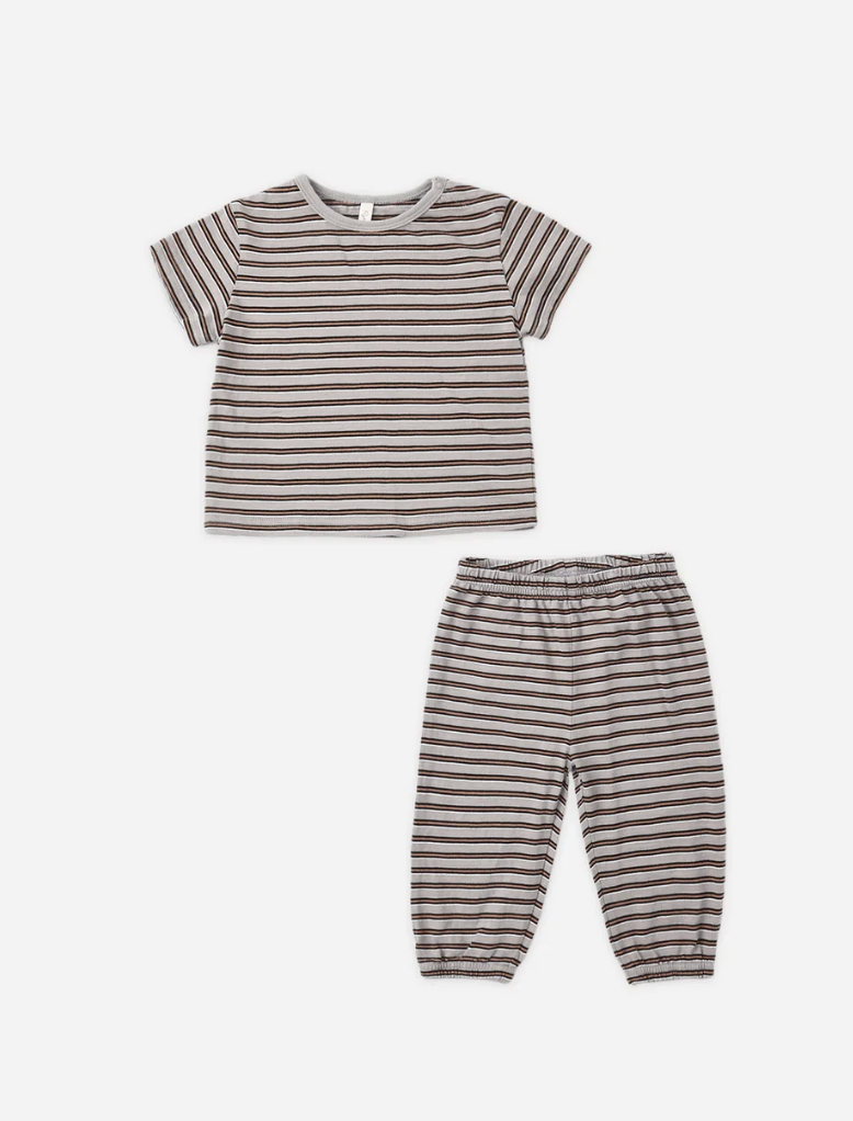JERSEY PANT SET (VINTAGE STRIPE)