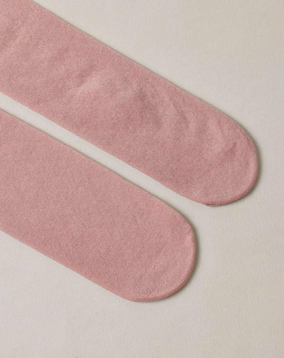 SHIMMER TIGHTS (BLACK, BLUSH)
