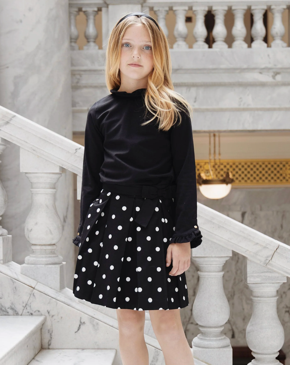 ORGANIC PLEATED PARTY SKIRT