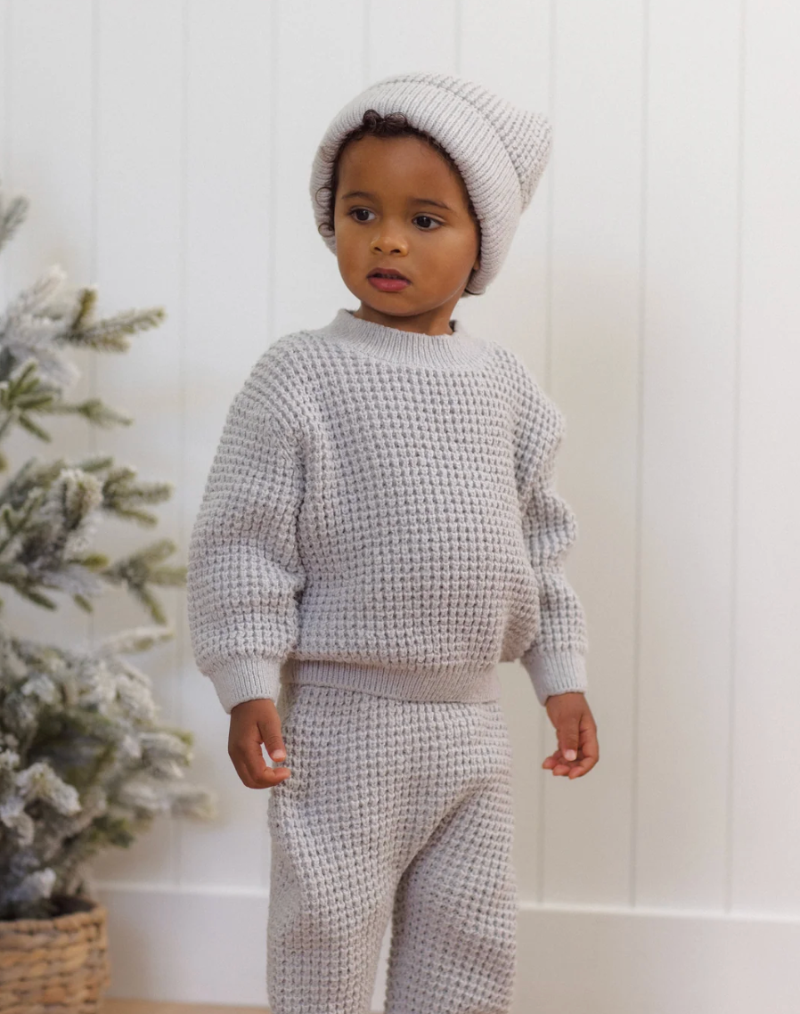 CHUNKY KNIT PANT (FOG)