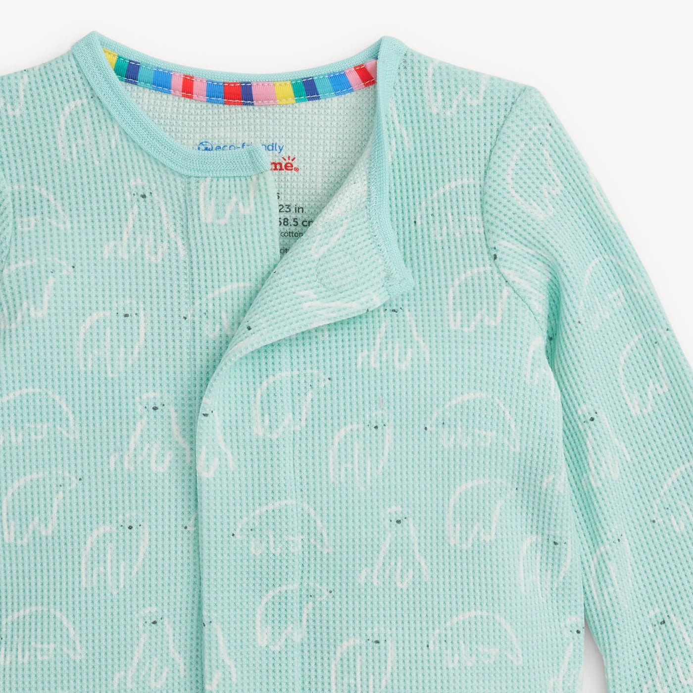 Blue Polaris Waffle Romper