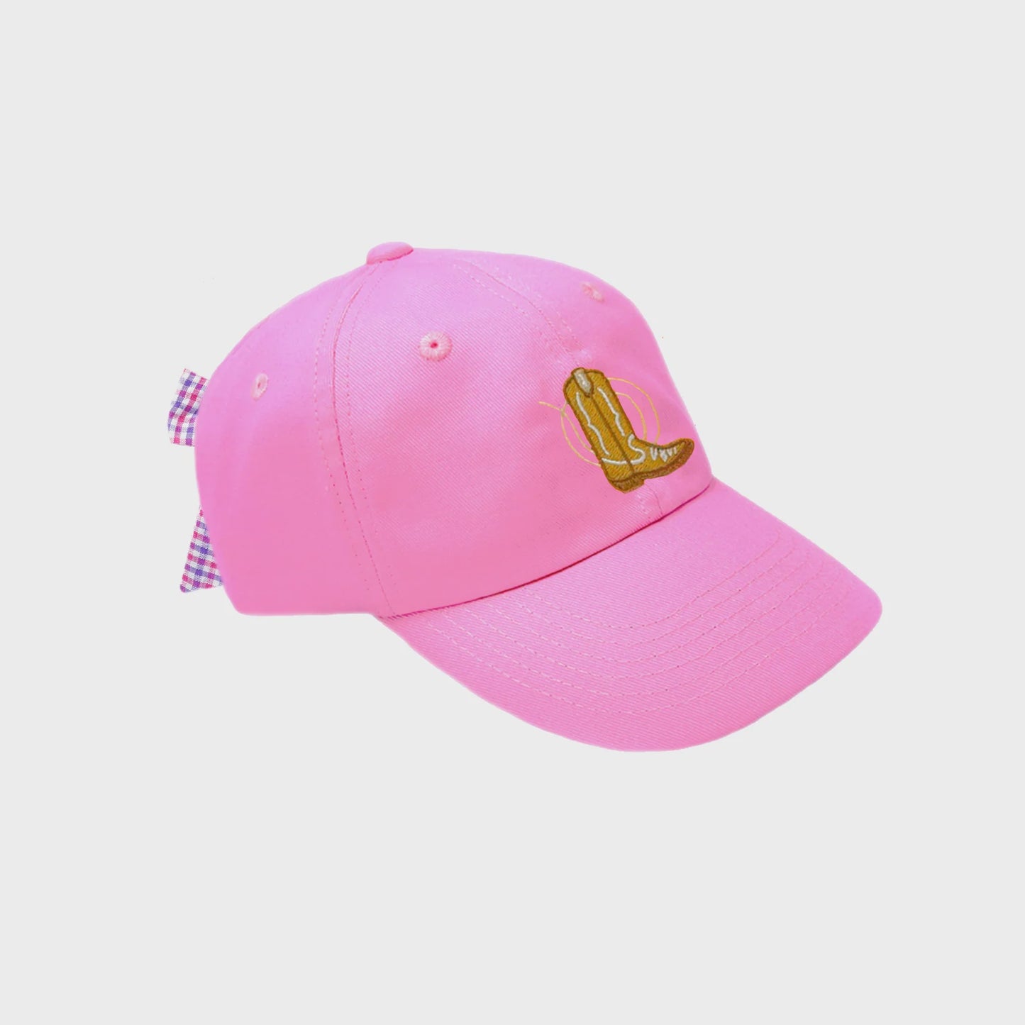 Cowgirl Boot Bow Baseball Hat