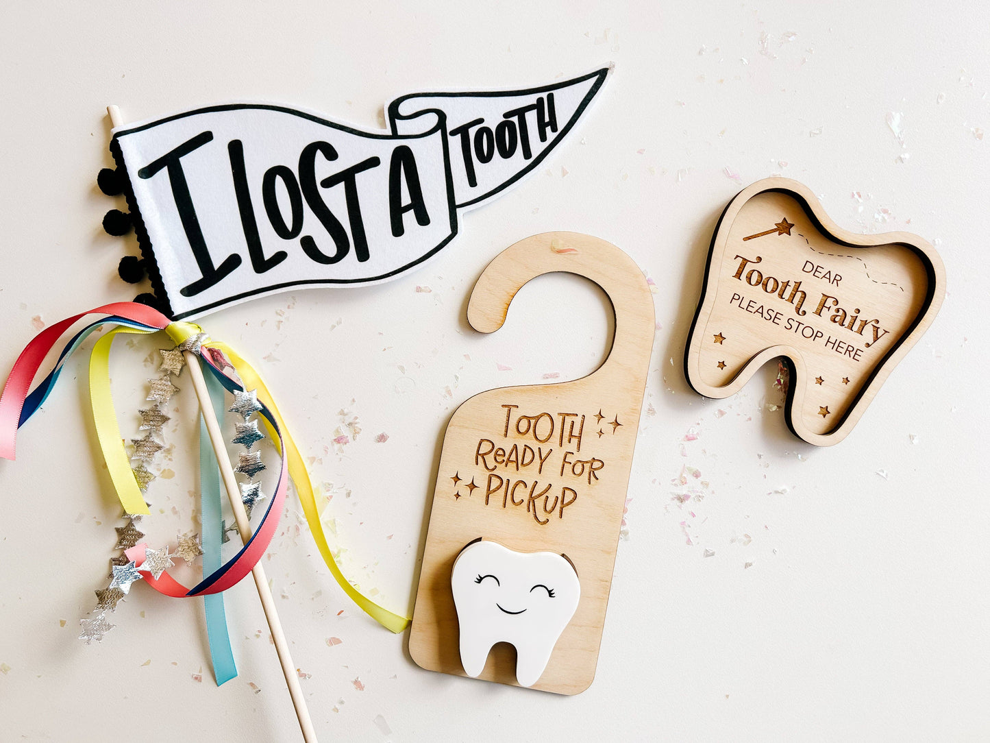Tooth Ready For Pickup Doorhanger