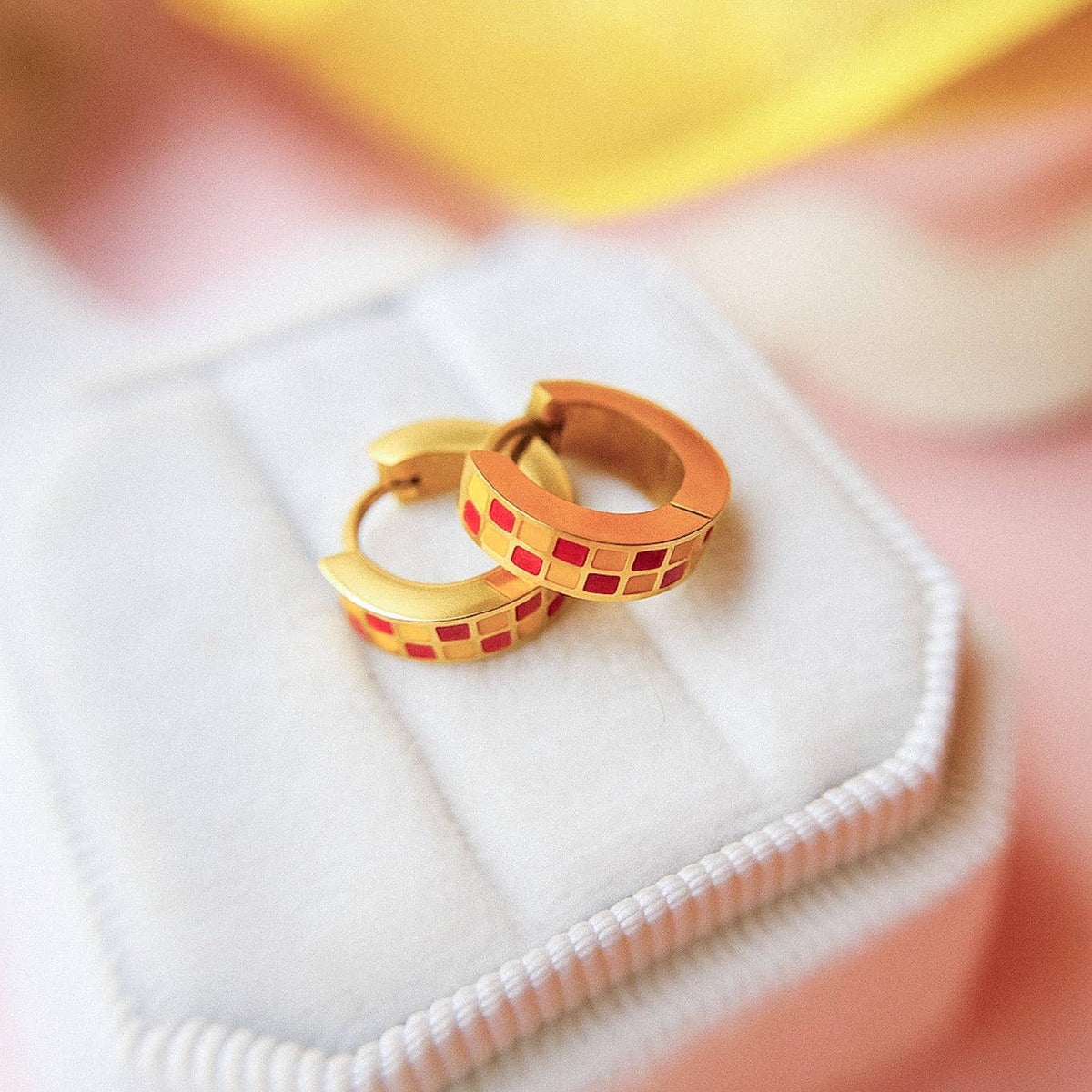 Hypoallergenic Huggie Earrings (18K Plated Gold)