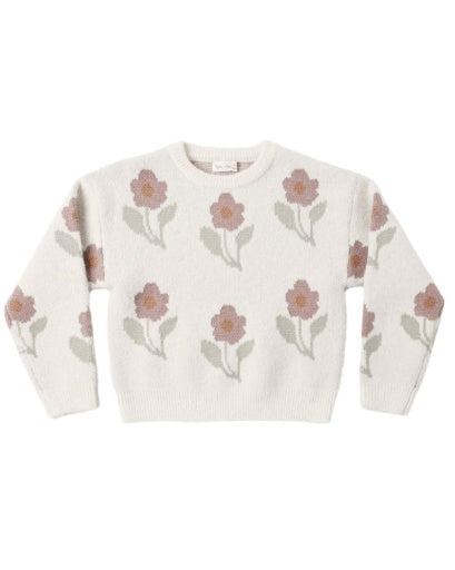 ASPEN SWEATER IVORY FLOWER