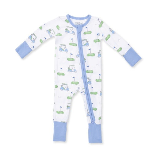 Golf Carts Blue - Convertible Romper
