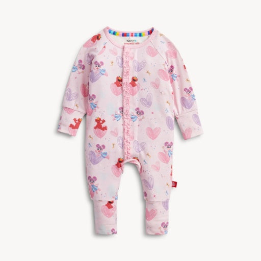 ABBY RIGHT FIT RUFFLE CONVERTIBLE COVERALL