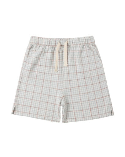 PERRY SHORT LIGHT BLUE PLAID