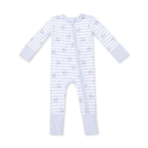 Airplane Stripe - Convertible Romper