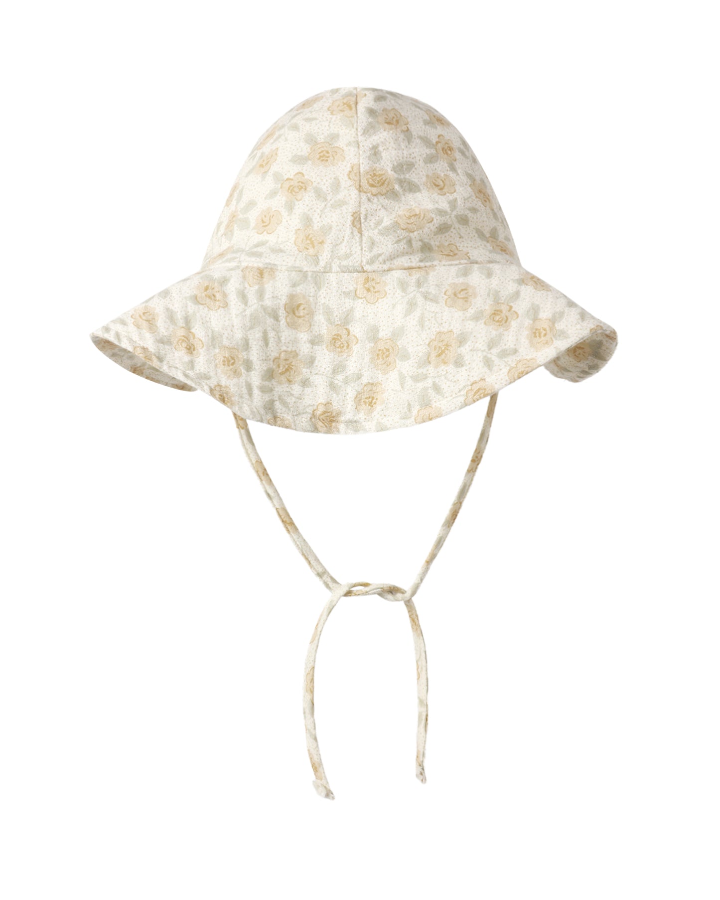 Floppy Swim Hat (Yellow Floral)