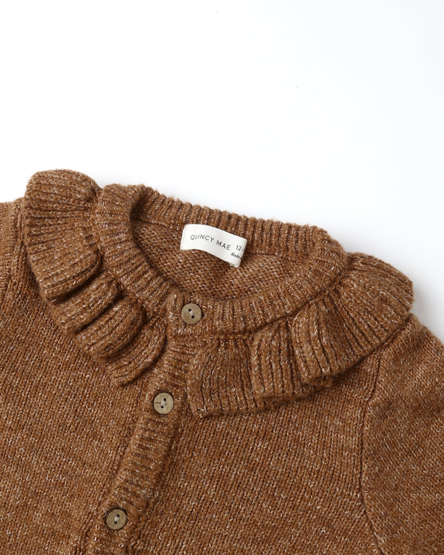 Ruffle Collar Cardigan