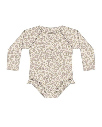 OLIVIA RASHGUARD ONE-PIECE DAHLIA