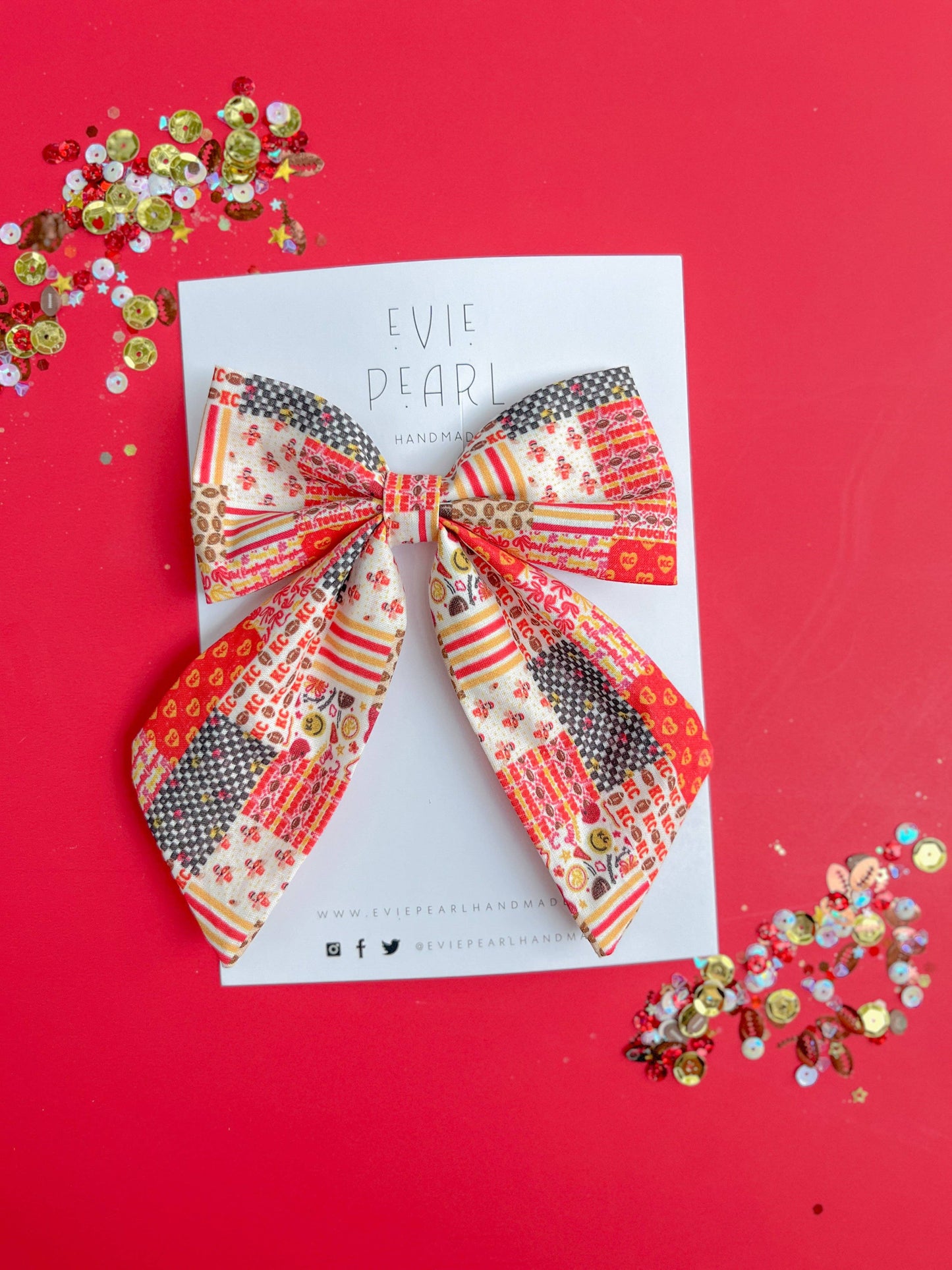 KC Quilt Patchwork Medium Sailor Bow