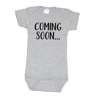 Coming Soon Onesie (Oatmeal)