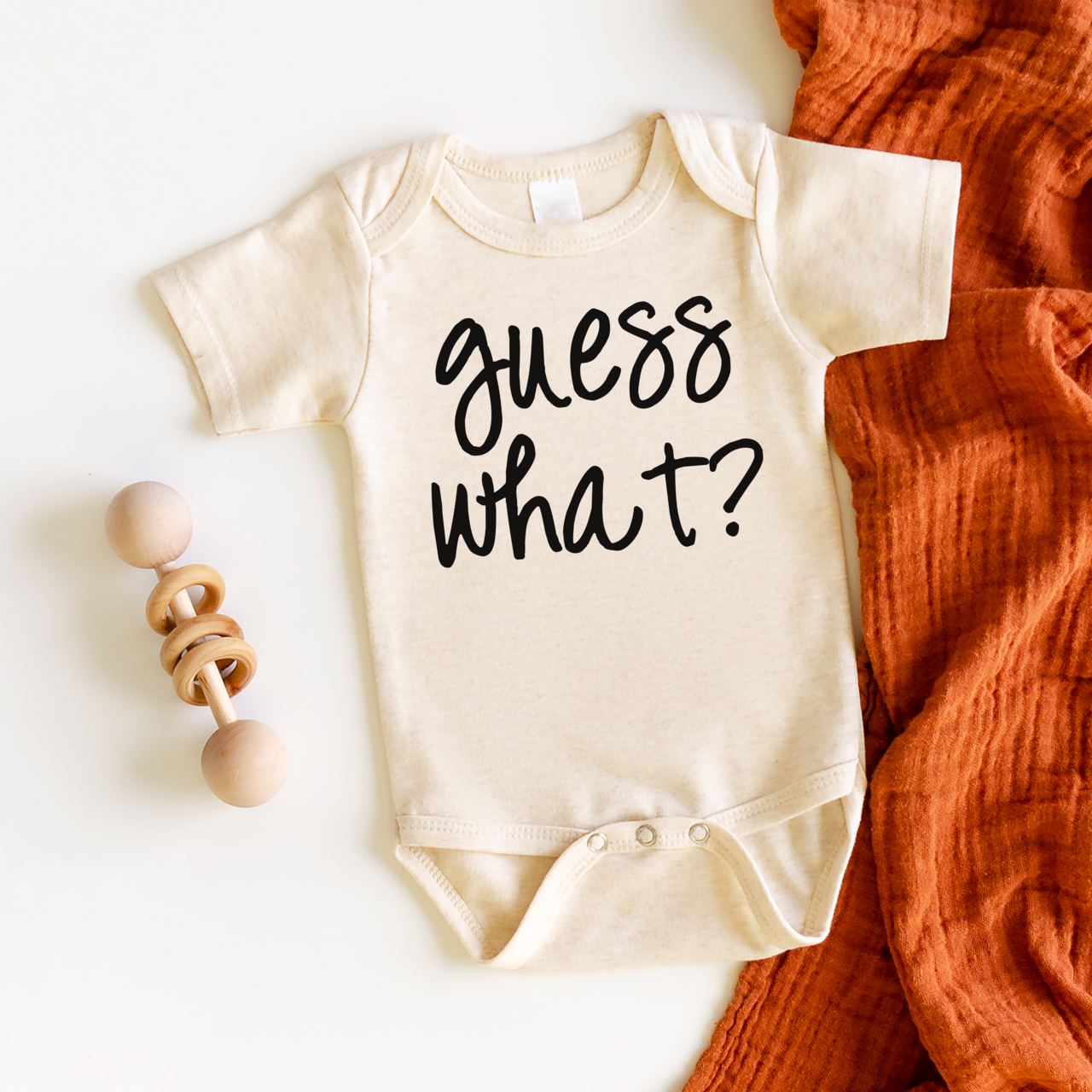 Guess What? Announcement Onesie for Grandparents