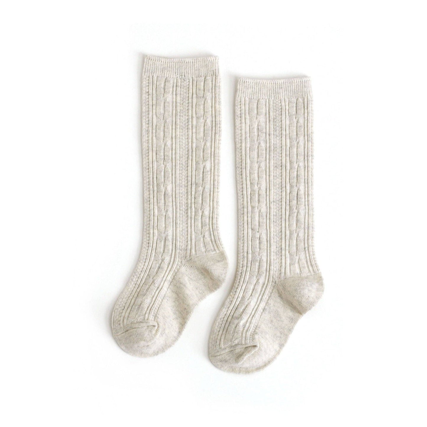 Cable Knit Knee High Socks