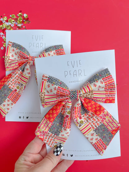 KC Quilt Patchwork Medium Sailor Bow