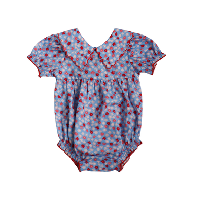 Conley Bubble (Blue Ditsy Floral)