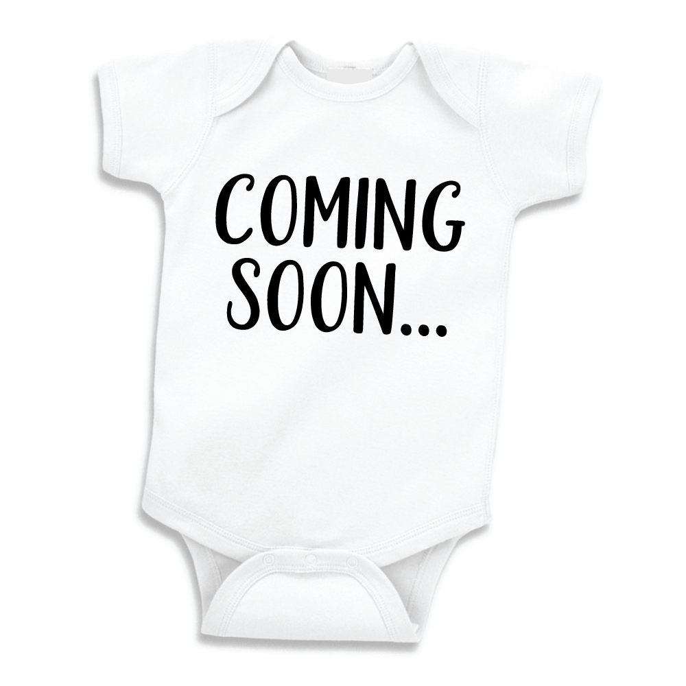 Coming Soon Onesie (Oatmeal)