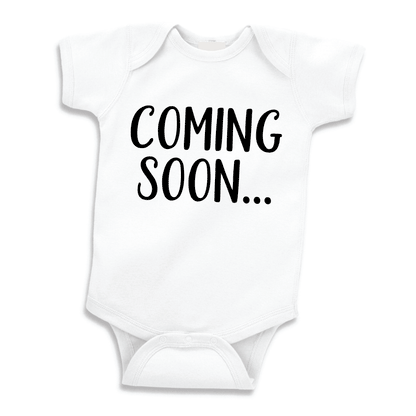 Coming Soon Onesie (Oatmeal)