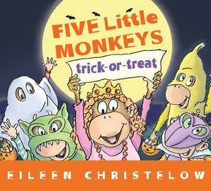 Five Little Monkeys Trick-or-Treat Board Book