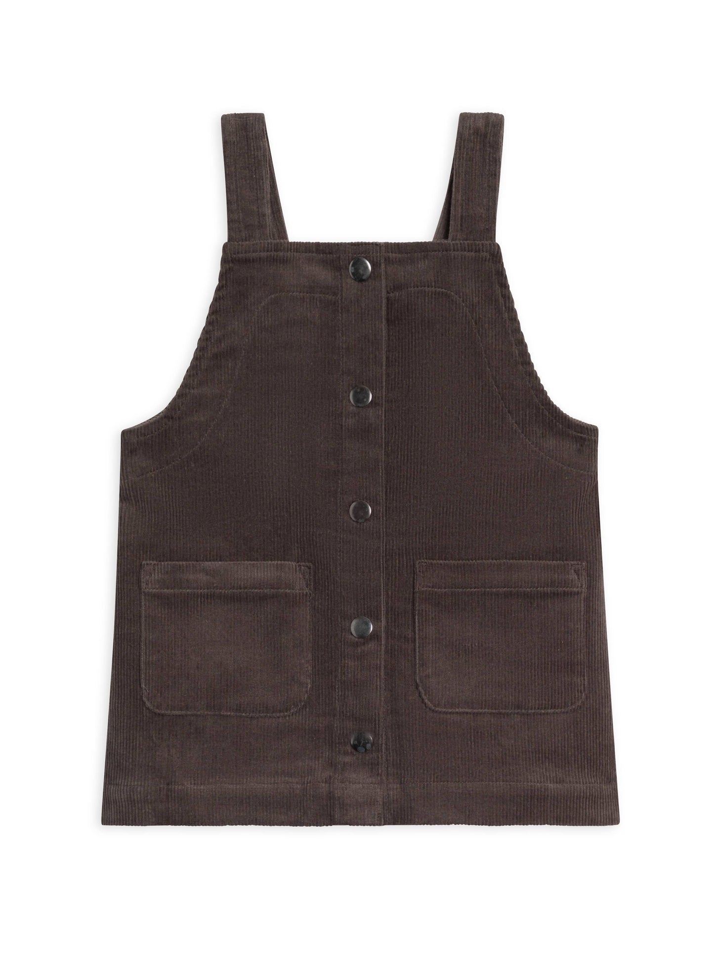 Corduroy Jumper Dress (Ash)