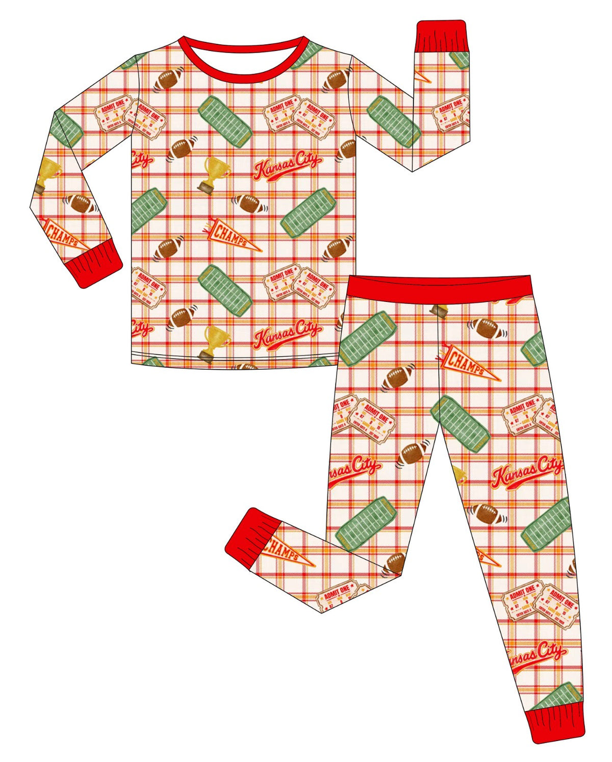 Unisex Heritage Plaid Kingdom Set