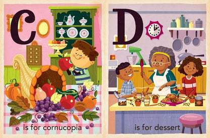 "T is for Thankful:  Thanksgiving" Alphabet board book