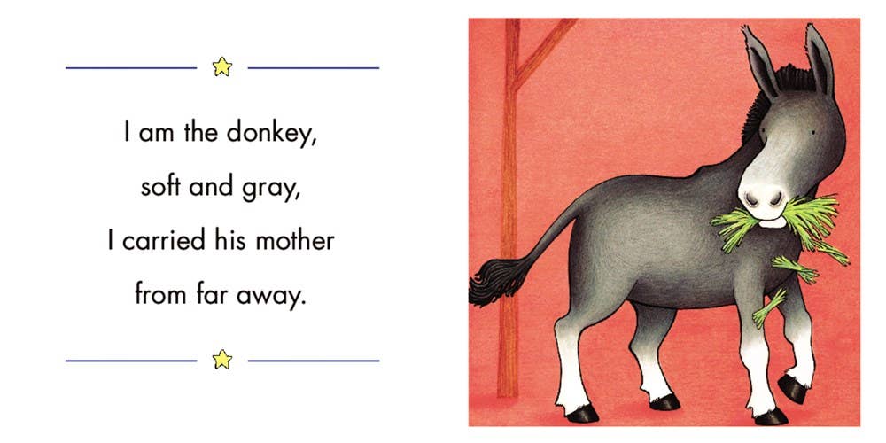 Christmas in the Manger Padded Board Book