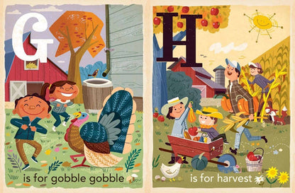 "T is for Thankful:  Thanksgiving" Alphabet board book