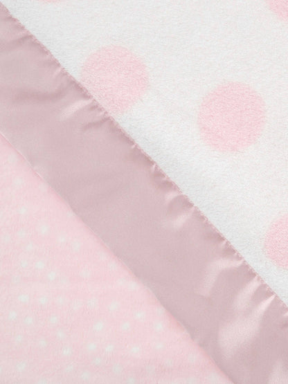 Powder Plush™ Reversible Deluxe Dot Blanket